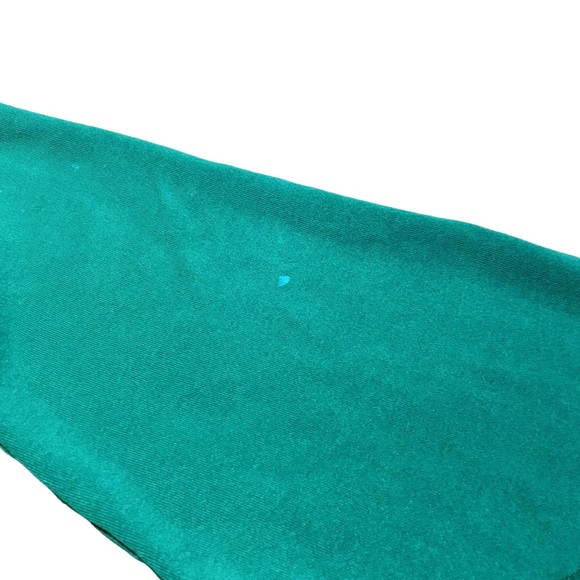 Vintage Hanes Cottagecore Heart Sweatshirt Green Blue 90s Made in USA XL - Picture 10 of 13